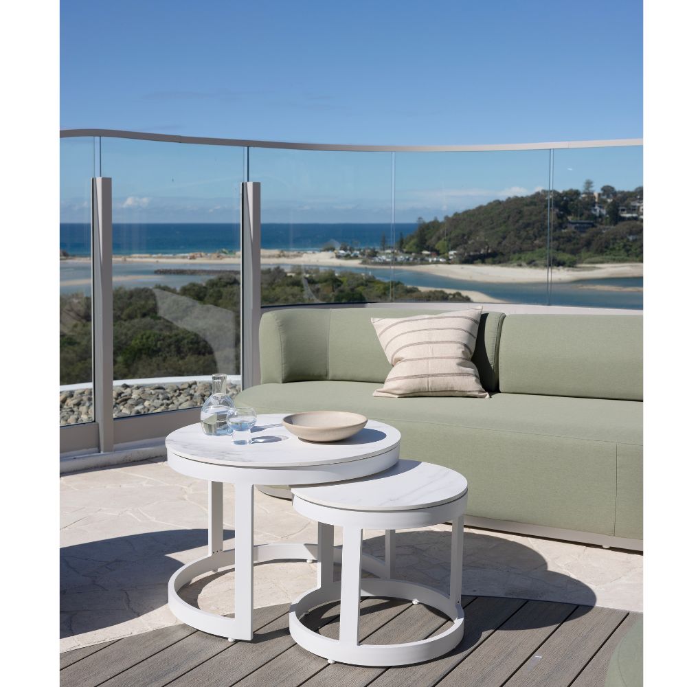 Onslow 3+1+1 Outdoor Lounge with Round Coffee Table Set