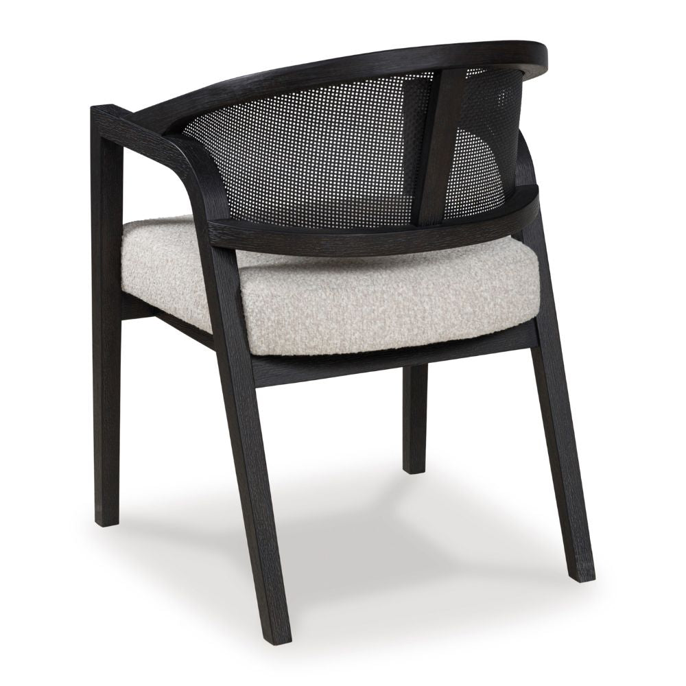 Otis Indoor Timber and Rattan Dining Chair