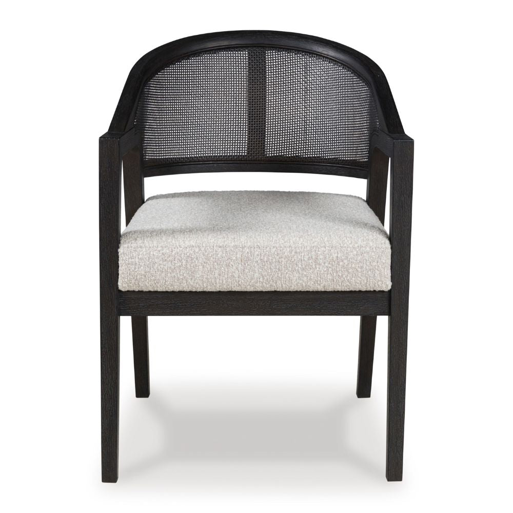 Otis Indoor Timber and Rattan Dining Chair