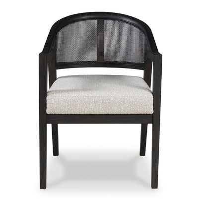 Otis Indoor Timber and Rattan Dining Chair