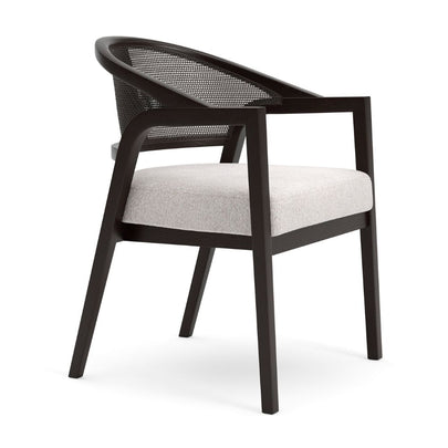 Otis Indoor Timber and Rattan Dining Chair