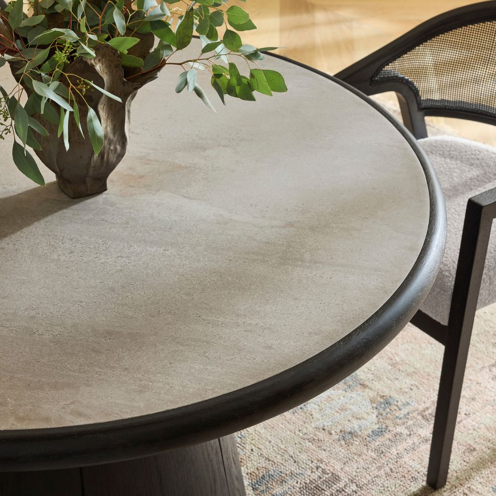Otis Indoor Timber 4 Seater Round Dining Setting With Chairs