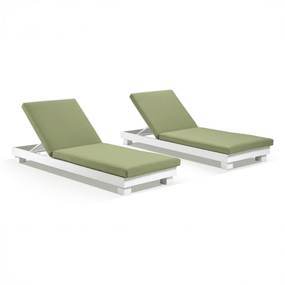 Santorini Outdoor Aluminium Pool Sun Lounge Set