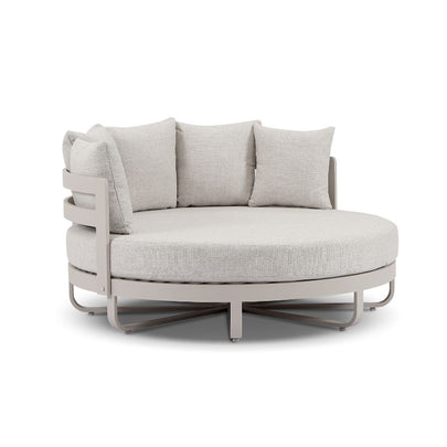 Rose Bay Outdoor Round Aluminium Daybed Sun Lounge