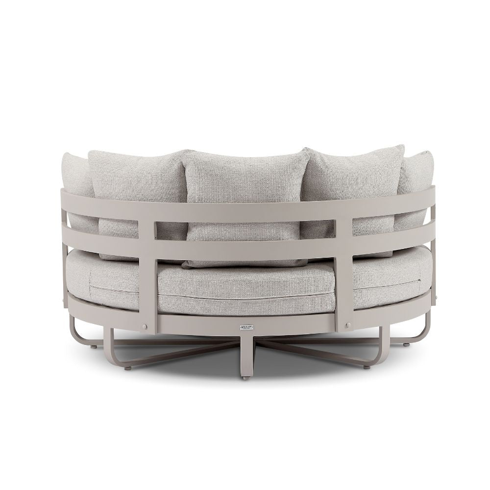 Rose Bay Outdoor Round Aluminium Daybed Sun Lounge