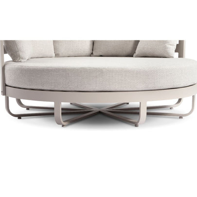 Rose Bay Outdoor Round Aluminium Daybed Sun Lounge