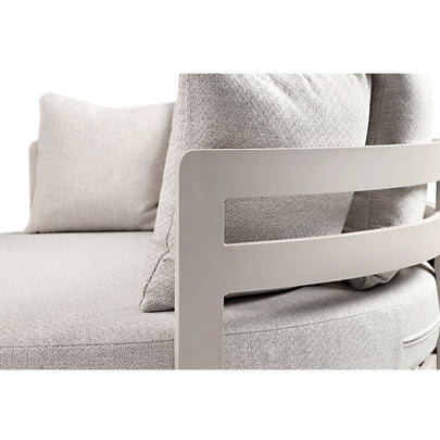 Rose Bay Outdoor Round Aluminium Daybed Sun Lounge