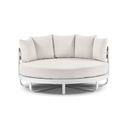 Rose Bay Outdoor Round Aluminium Daybed Sun Lounge