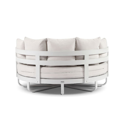 Rose Bay Outdoor Round Aluminium Daybed Sun Lounge