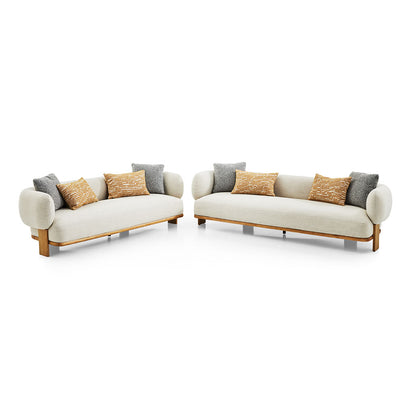 Rossmore 4+3 seater Indoor Fabric Sofa Lounge Setting