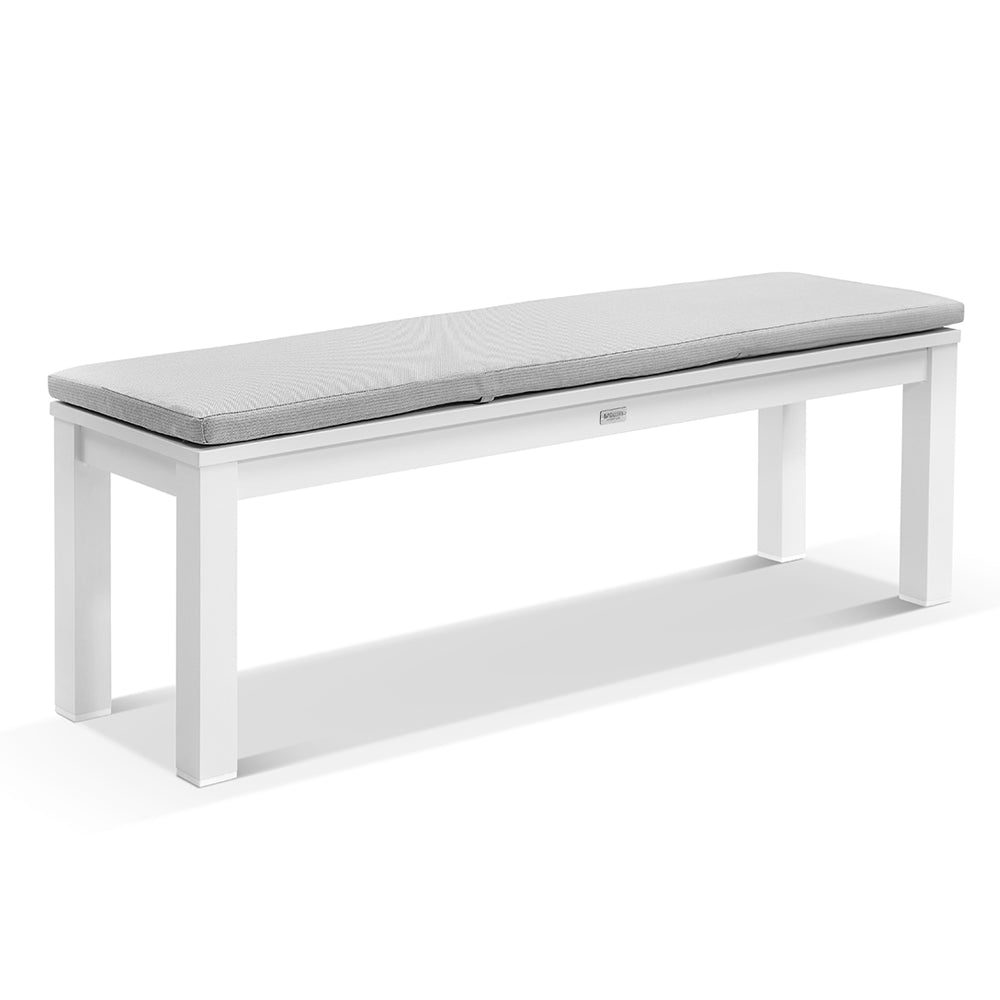 Santorini Outdoor Aluminium Bench Seat Bay Gallery Furniture