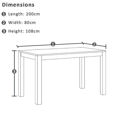 Santorini Outdoor Aluminium 2m Bar Table with 8 Bar Stools