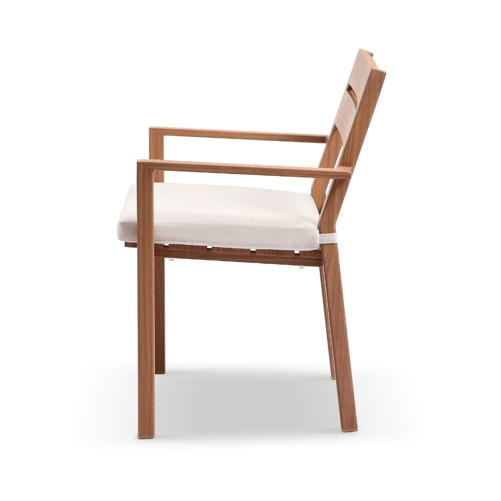 Santorini Outdoor Aluminium Dining Arm Chair