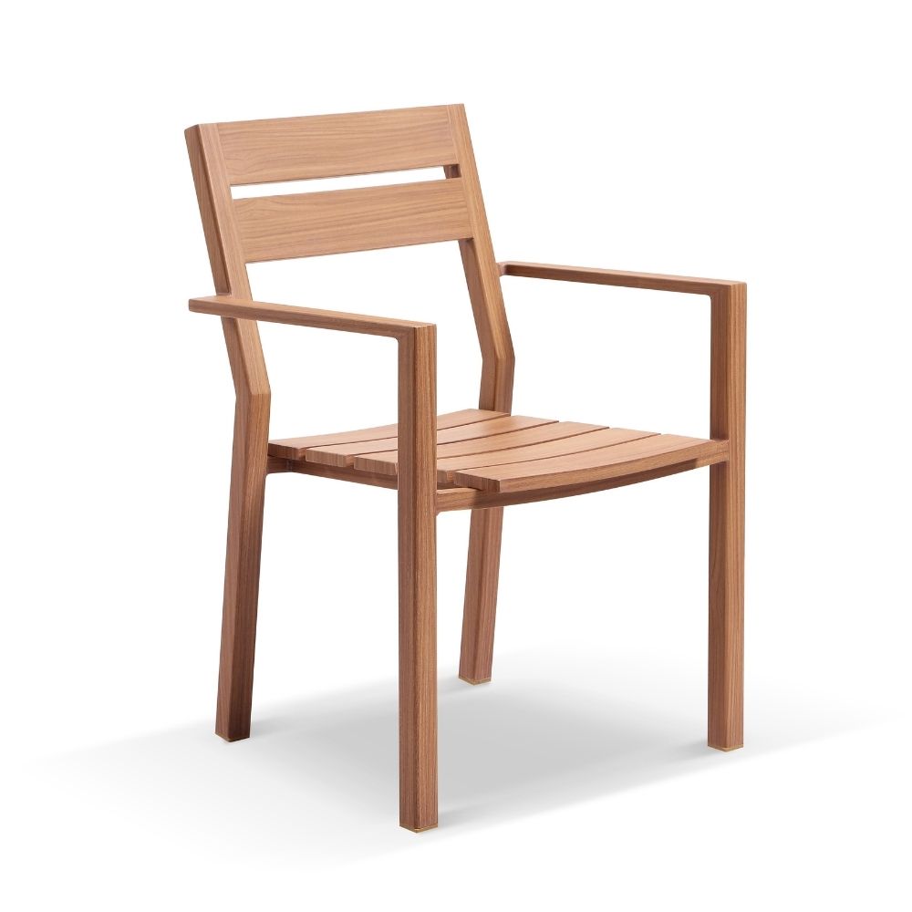 Santorini Outdoor Aluminium Dining Arm Chair