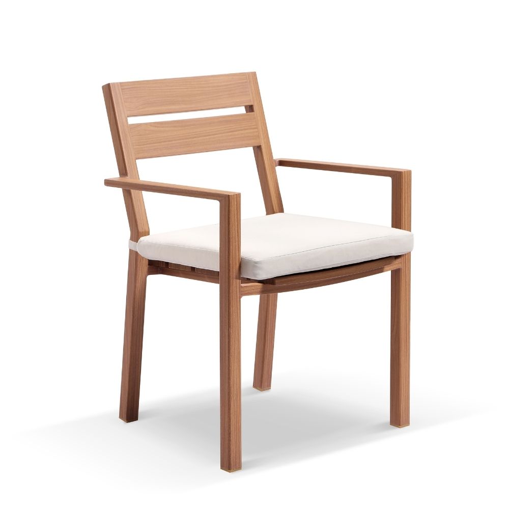 Santorini Outdoor Aluminium Dining Arm Chair