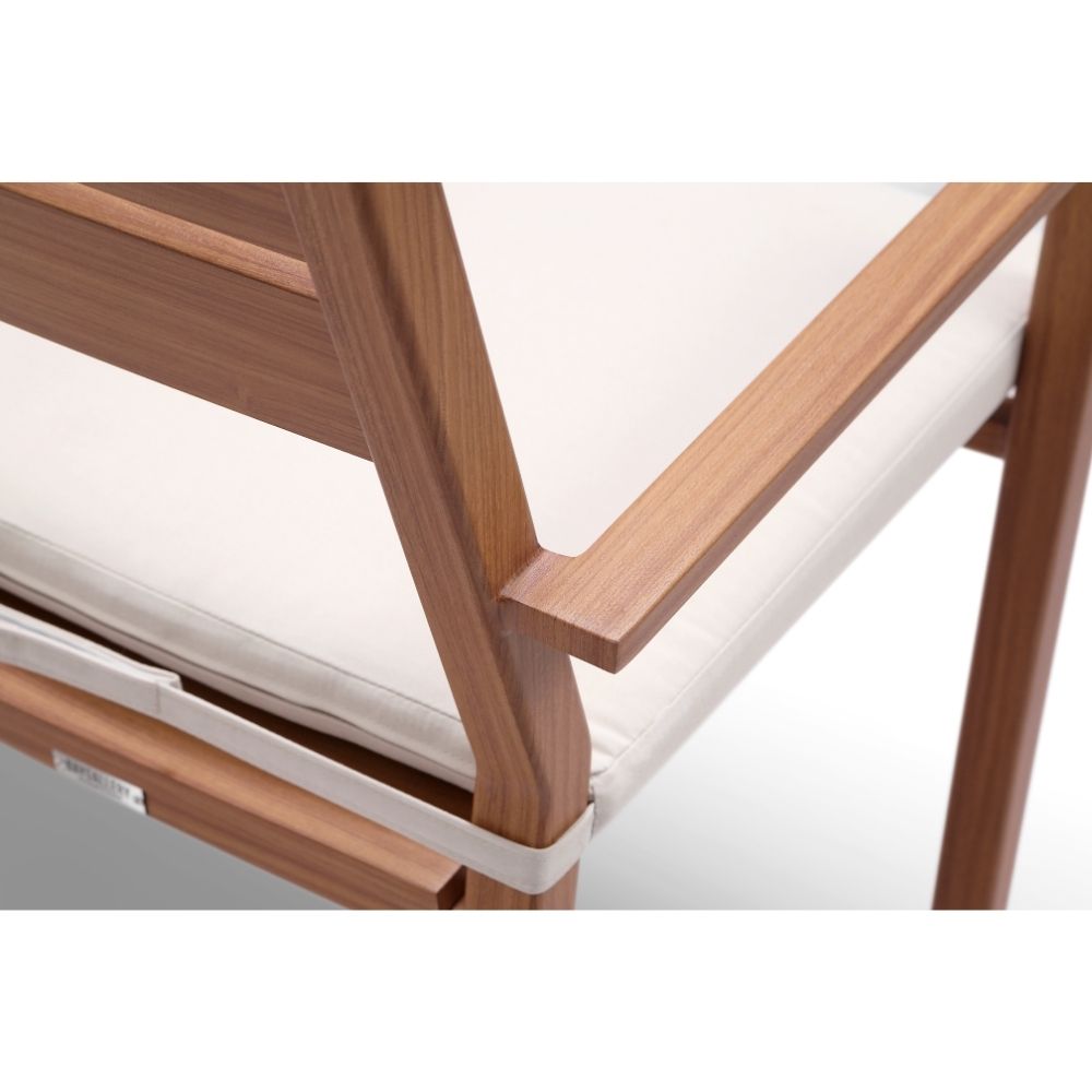 Santorini Outdoor Aluminium Dining Arm Chair