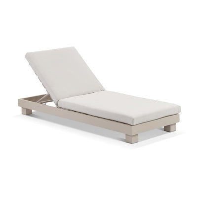 Santorini Aluminium Sun Lounge with Sunbrella Cushion