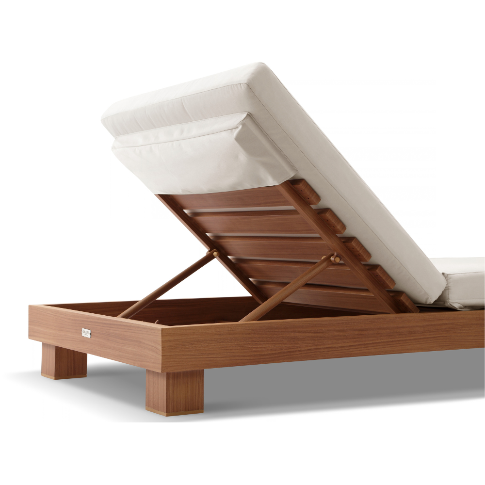 Santorini Aluminium Outdoor Sun Lounge