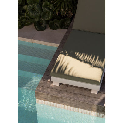 Santorini Aluminium Outdoor Sun Lounge