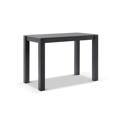 Hugo Ceramic 1.5m Aluminium Bar Table with 4 x Hugo Rope Stools
