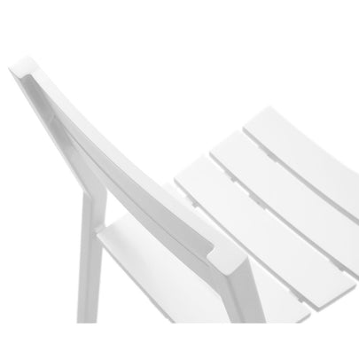 Santorini Outdoor Aluminium Armless Stackable Dining Chair