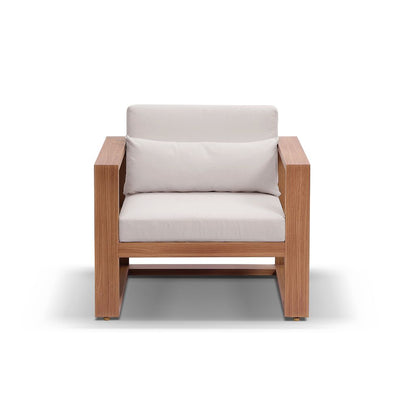 Santorini Outdoor Aluminium Lounge Patio Balcony Set with Side Table