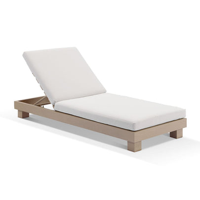 Santorini Aluminium Sun Lounge Set with Sunbrella Cushion