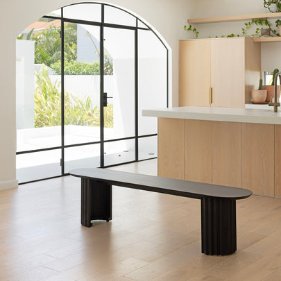 Scarborough Indoor 2.2m Timber Dining Setting with Benches