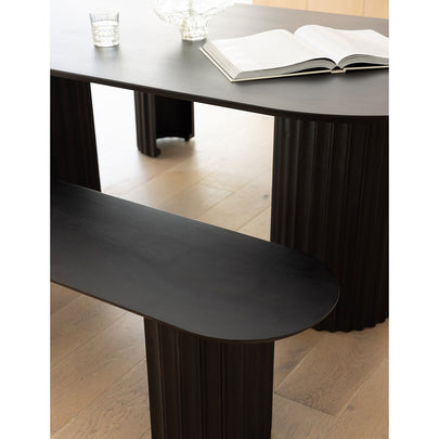 Scarborough Indoor 2.2m Timber Dining Setting with Benches