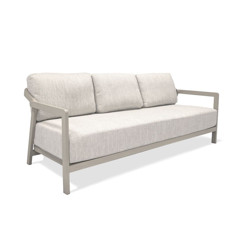 Serena Outdoor 3 Seater Aluminium Lounge