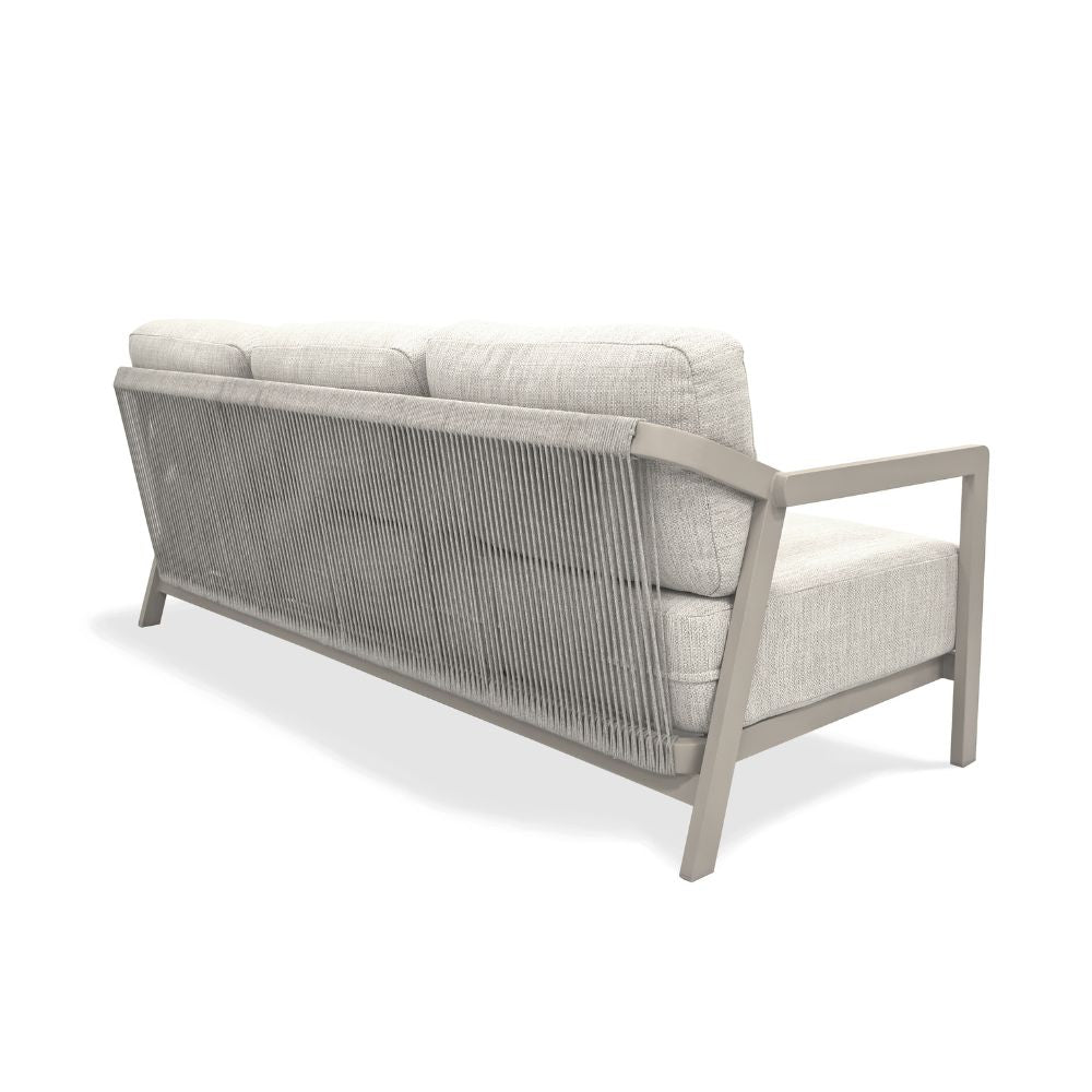 Serena Outdoor 3 Seater Aluminium Lounge