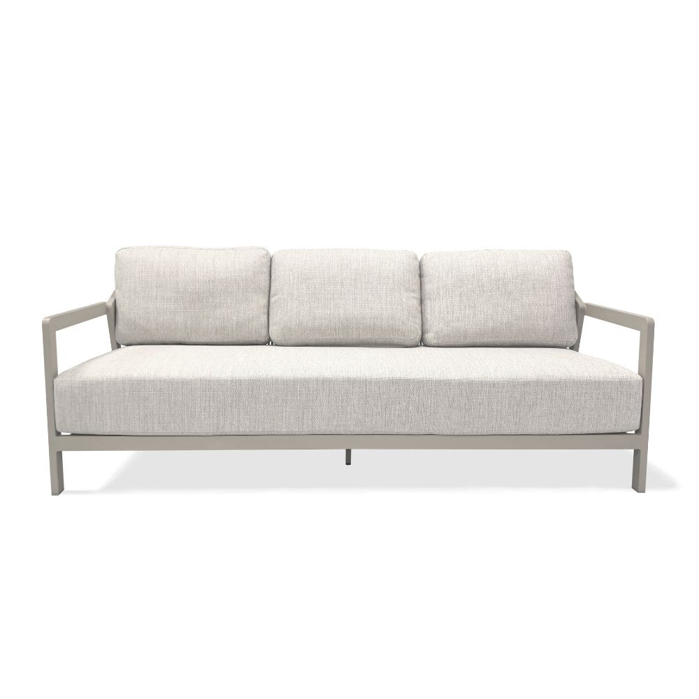 Serena Outdoor 3 Seater Aluminium Lounge