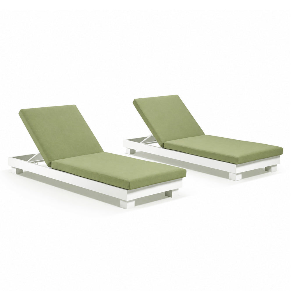 Santorini Outdoor Aluminium Pool Sun Lounge Set