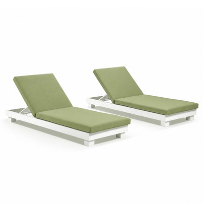 Santorini Outdoor Aluminium Pool Sun Lounge Set