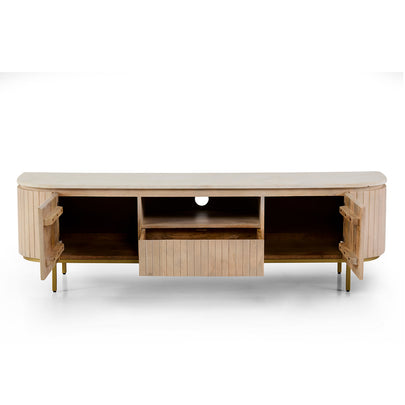 Abbotsbury Large Indoor Marble Top TV Unit