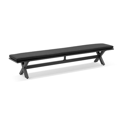 Tahitian 3m Outdoor Aluminium Dining Setting With Bench Seats