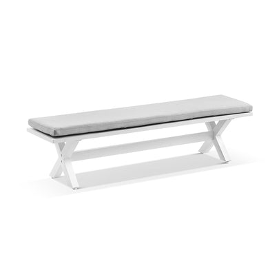 Tahitian 2m Outdoor Aluminium Bench Seat Bay Gallery Furniture