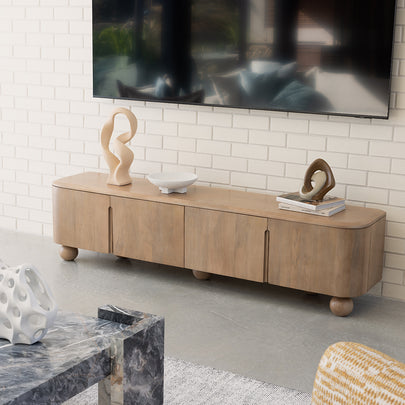 Tannum Indoor Timber TV Entertainment Unit
