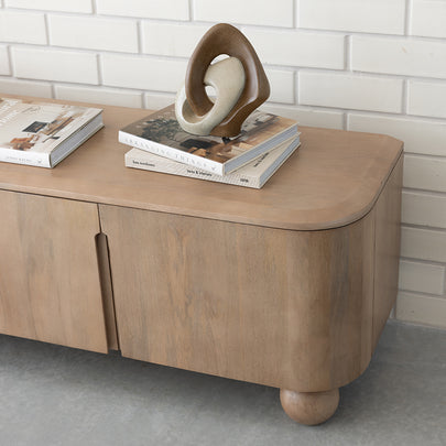 Tannum Indoor Timber TV Entertainment Unit