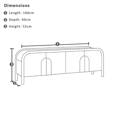 Terrigal Indoor Timber TV Entertainment Unit