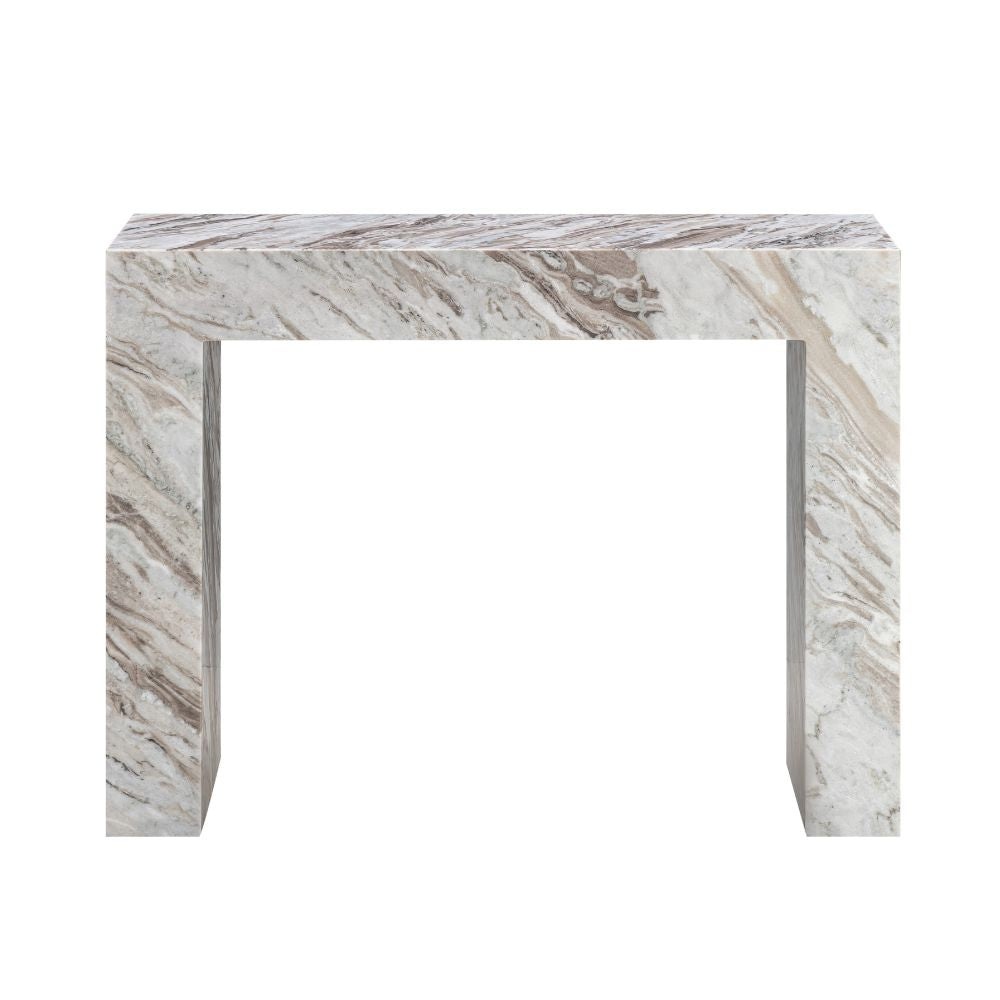 Florence Rectangle Marble Stone Console Hall Table