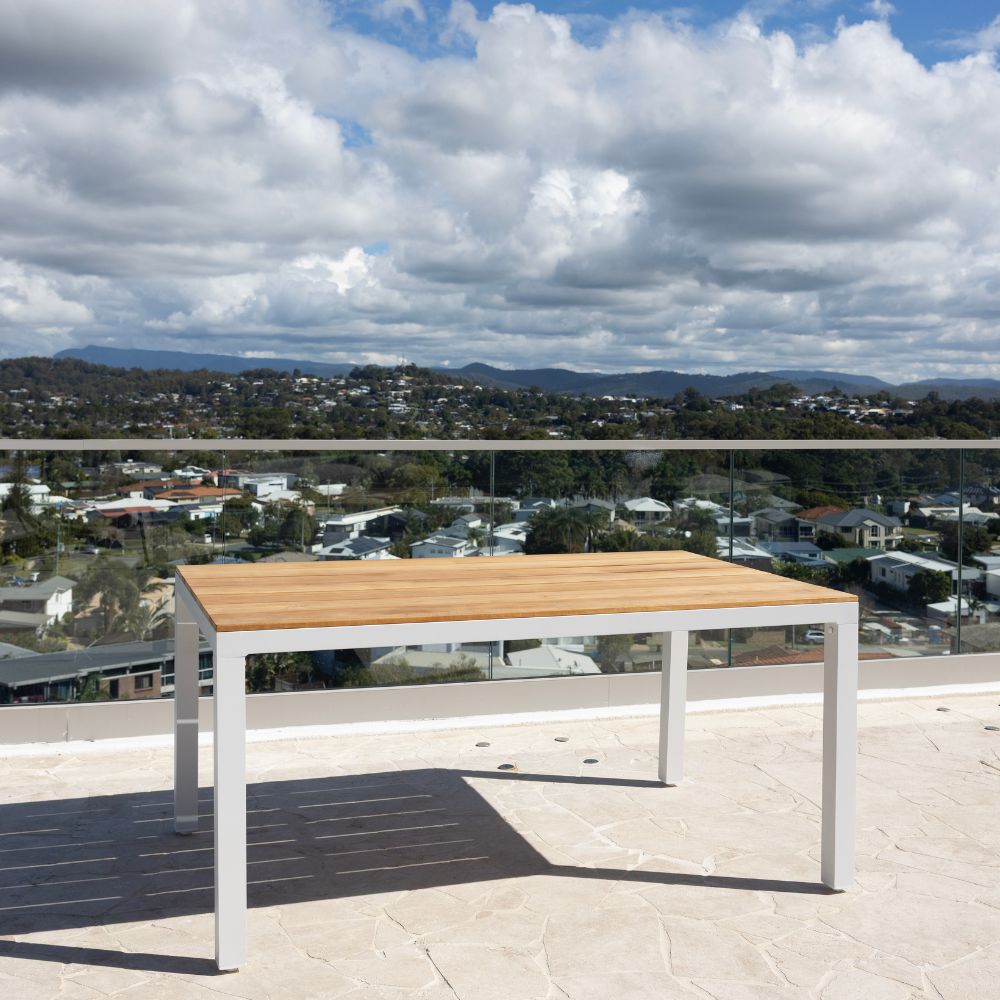 Tuscany 6 Seater Teak & Aluminium Dining Table