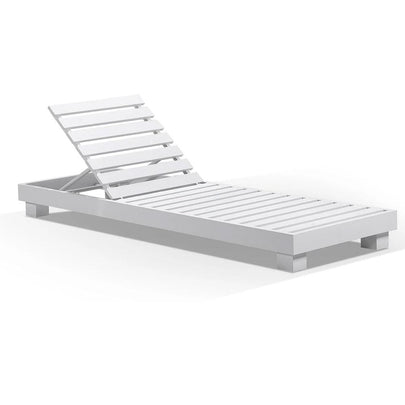 Santorini Aluminium Sun Lounge Set w/ Side Table