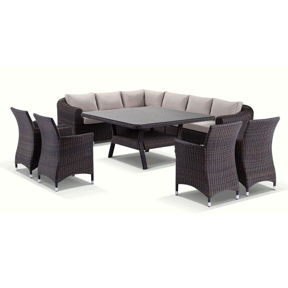 Subiaco Outdoor 11 piece Lounge and Dining Setting