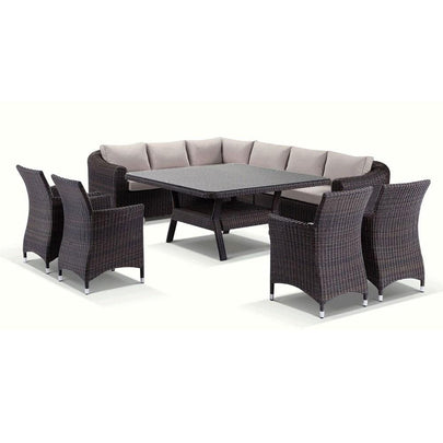 Subiaco Outdoor 11 piece Lounge and Dining Setting