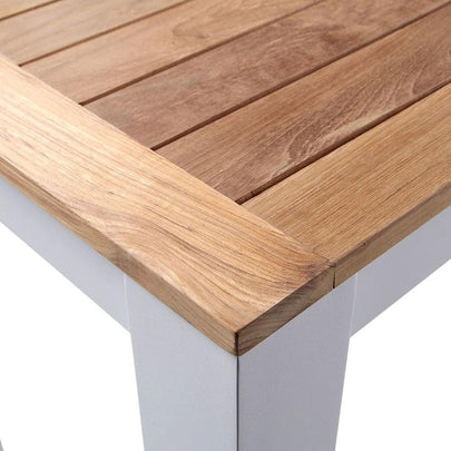 Balmoral 1.5m Outdoor Teak Timber and Aluminium Bench Seat