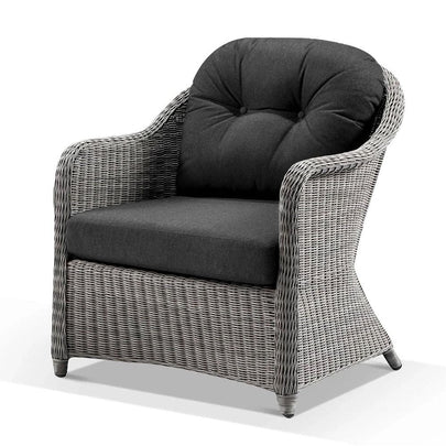 Plantation Outdoor Wicker Lounge Arm Chair