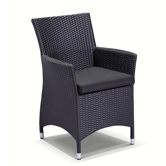 Roman Outdoor Wicker Dining Arm Chair