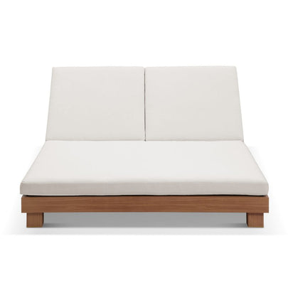 Santorini Aluminium Double Sun Lounge w/Santorini Side Table