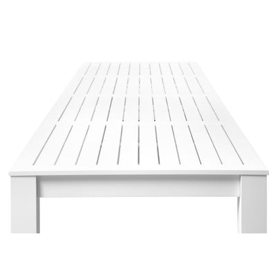 Santorini 3.55m Outdoor Aluminium Dining Setting With 12x Marlo Chairs